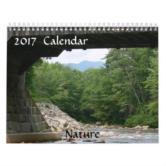 Mural Calendrier 2017-Calendrier de la nature (Protection)