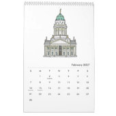 Mural Calendrier 2017 de Berlin (Feb 2027)