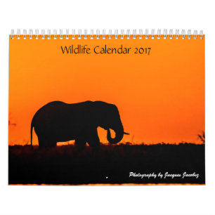 Mural Calendrier 2017 de faune