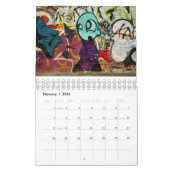 Mural Calendrier 2017 de graffiti (Feb 2026)