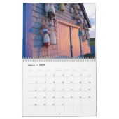 Mural Calendrier 2017 de la belle Nouvelle-Angleterre (Mar 2027)