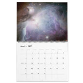 Mural Calendrier 2017 de l'espace (Mar 2027)