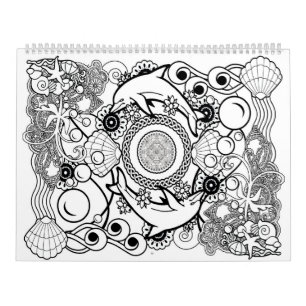 Mural Calendrier 2017 de mandala