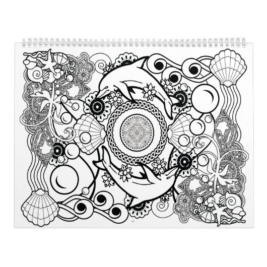 Mural Calendrier 2017 de mandala (Protection)