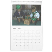 Mural Calendrier 2017 de poupée de hérisson (Mar 2027)