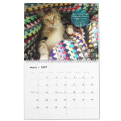 Mural Calendrier 2018 de chat - chats gais (Mar 2027)