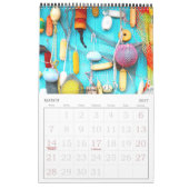 Mural Calendrier 2018 de l'Alaska avec bio (Mar 2027)