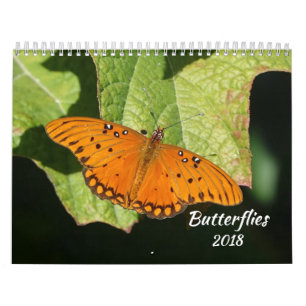 Mural Calendrier 2018 de papillon