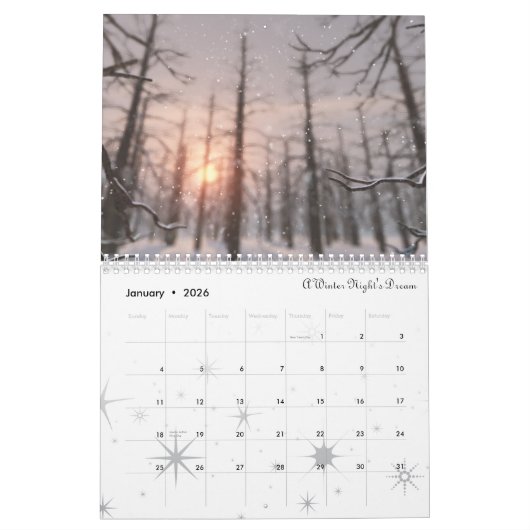 Mural Calendrier 2018 de SilverWebForge (Jan 2026)