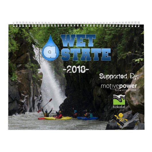Mural Calendrier 2018 de Whitewater (2018) (Protection)