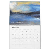 Mural Calendrier 2018 organique d'abrégés sur océan (Mar 2026)