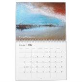 Mural Calendrier 2018 organique d'abrégés sur océan (Jan 2026)