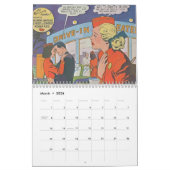 Mural Calendrier 2018 Romance de bande dessinée (Mar 2026)