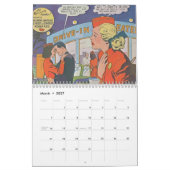 Mural Calendrier 2018 Romance de bande dessinée (Mar 2027)