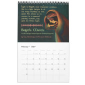 Mural Calendrier 2018 un ÉCHANTILLONNEUR d'ANAMCHARA (Feb 2027)