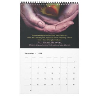 Mural Calendrier 2018 un ÉCHANTILLONNEUR d'ANAMCHARA