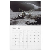 Mural Calendrier 2023 avec jours fériés - Espace (Feb 2027)