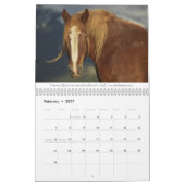 Mural Calendrier #2 de chevaux de trait (Feb 2027)