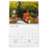 Mural Calendrier 5 de fruit et de nourriture (Mar 2027)