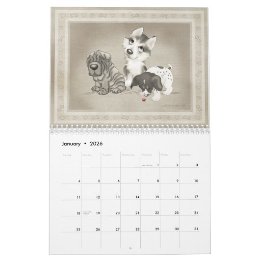 Mural Calendrier ABCR 2011 (Jan 2026)