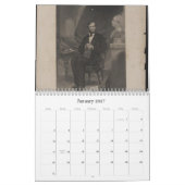 Mural Calendrier Abraham Lincoln (Jan 2027)