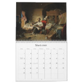 Mural Calendrier Abraham Lincoln (Mar 2026)