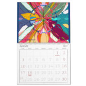 Mural Calendrier abstrait de dessins (Jan 2027)