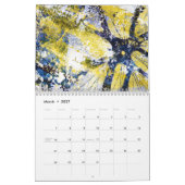Mural Calendrier abstrait de la nature 2016 (Mar 2027)
