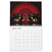 Mural Calendrier Abstrait'délicaz 2012 (Feb 2026)