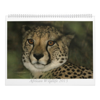 Mural Calendrier africain de faune