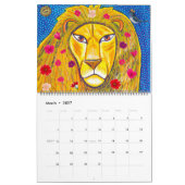 Mural Calendrier africain de la faune (Mar 2027)