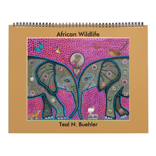 Mural Calendrier africain de la faune (Protection)