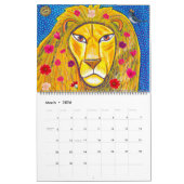 Mural Calendrier africain de la faune (Mar 2026)