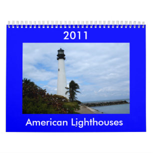 Mural Calendrier américain 2011 de phare