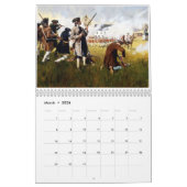 Mural Calendrier américain de patriote de Calpeper® (Mar 2026)