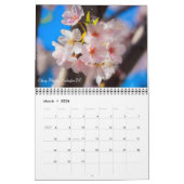 Mural Calendrier américain de paysages (Mar 2026)