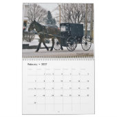 Mural Calendrier Amish Buggies 2018 (Feb 2027)