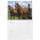 Mural Calendrier amish de style (Mar 2027)