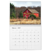 Mural Calendrier amish des granges 2013 de pays (Feb 2027)