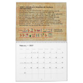 Mural calendrier ancienne égypte (Feb 2027)