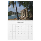 Mural Calendrier Antigua-Barbuda (Feb 2027)