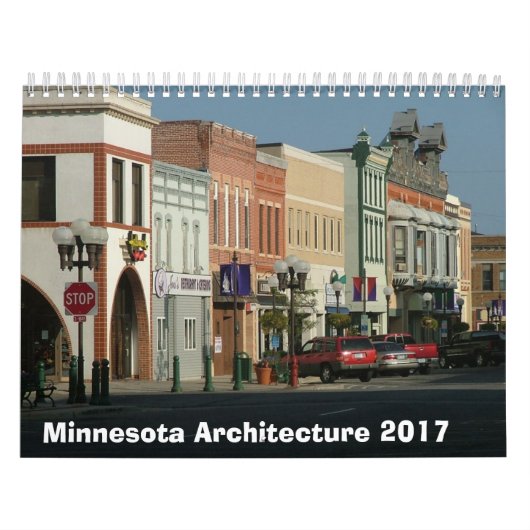Mural Calendrier architectural du Minnesota - 2017 (Protection)