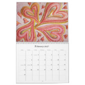 Mural CALENDRIER - art abstrait I - 2012 (Feb 2027)