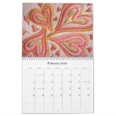 Mural CALENDRIER - art abstrait I - 2012 (Feb 2026)