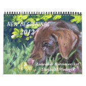 Mural Calendrier artistique de Labrador Retriever 2012 (Protection)