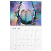 Mural Calendrier artistique des Inséparables (Jan 2027)