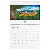 Mural Calendrier artistique Jonathan Kis-Lev 2018 (Mar 2027)