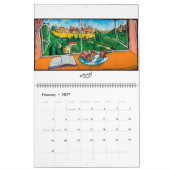 Mural Calendrier artistique Jonathan Kis-Lev 2018 (Feb 2027)