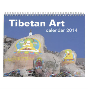 Mural Calendrier artistique tibétain 2014