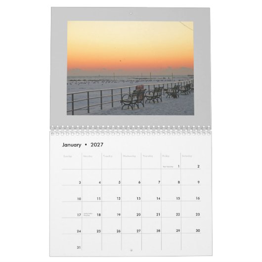 Mural Calendrier Asseyez-vous avec moi (Jan 2027)